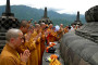 Ratusan Biksu Prosesi Asadha Di Borobudur