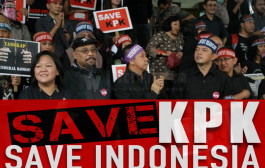Aksi Save KPK Masih Berlangsung Malam Ini