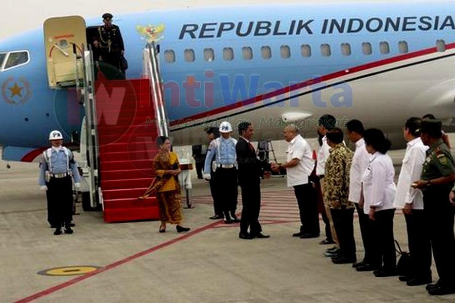 Pantau Asap, Jokowi Berkantor Di Kabupaten OKI