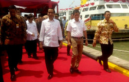 Jokowi Resmikan Kapal Pengangkut Ternak