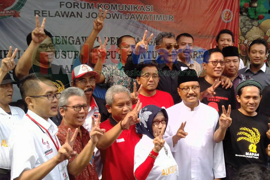 Forkom Jokowi Jatim Bulat Dukung Ipul-Puti